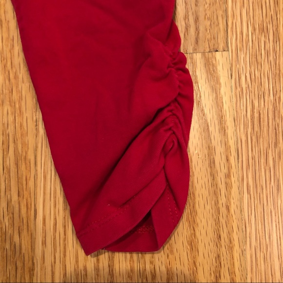 Children’s Place Girls Pants Red with Ruching 18M - Picture 2 of 4